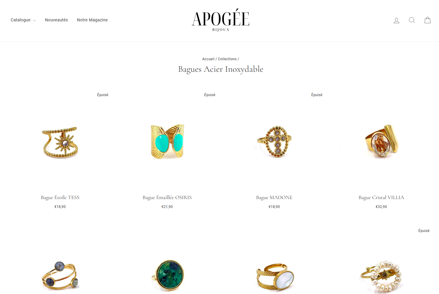 bague apogee bijoux