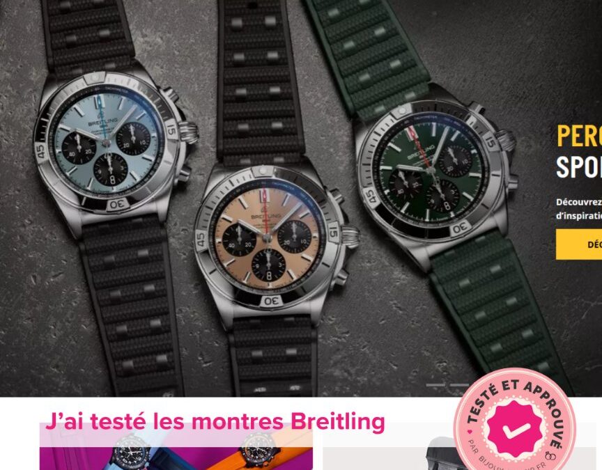 J’ai testé le site de montre Breitling : Mon avis complet