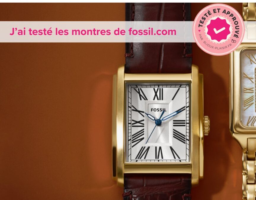 J’ai testé le site de montre Fossil : Mon avis complet