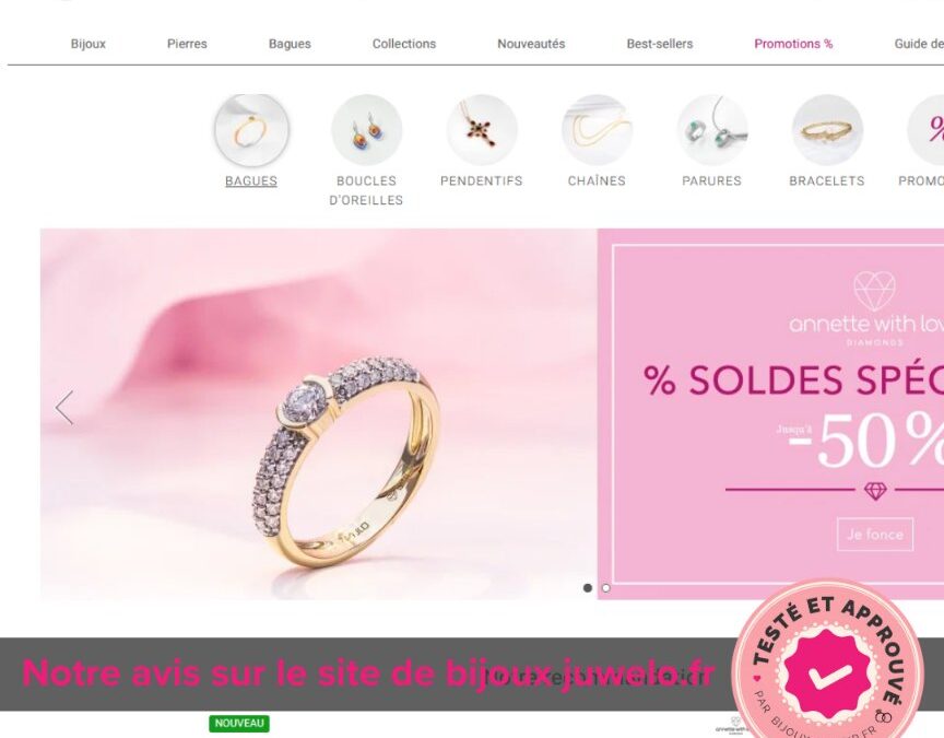 J’ai testé le site de bijoux Juwelo : Mon avis complet