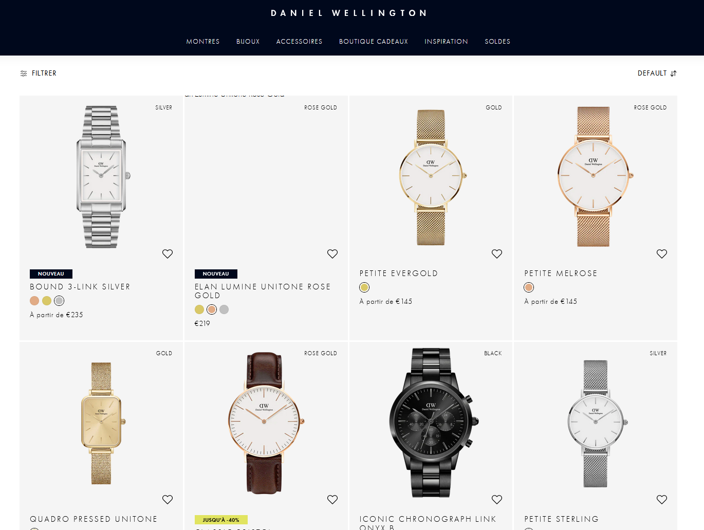 montre daniel wellington